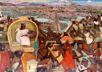 Azteklerin başkenti Tenochtitlan