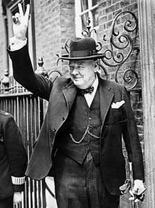 Churchill zafer işareti