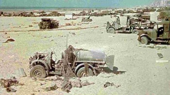 Dunkirk'te Müttefiklerin terk ettiği araçlar