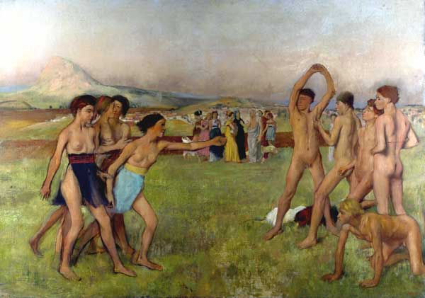 Sparta toplumunda çıplaklık gayet doğaldı ve kadınlar da tıpkı erkekler gibi çıplak olarak eğitim alırdı Sparta Toplumu